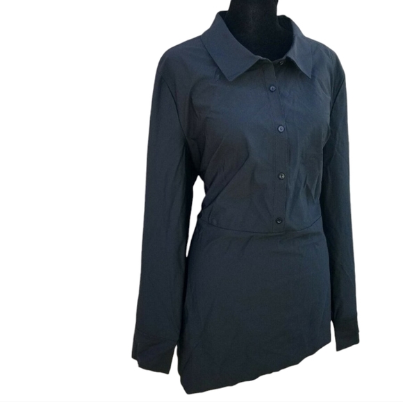 Alfani Button Long-Sleeve Blouse Women's. Size XXL. New With Tags $79. - Picture 2 of 10